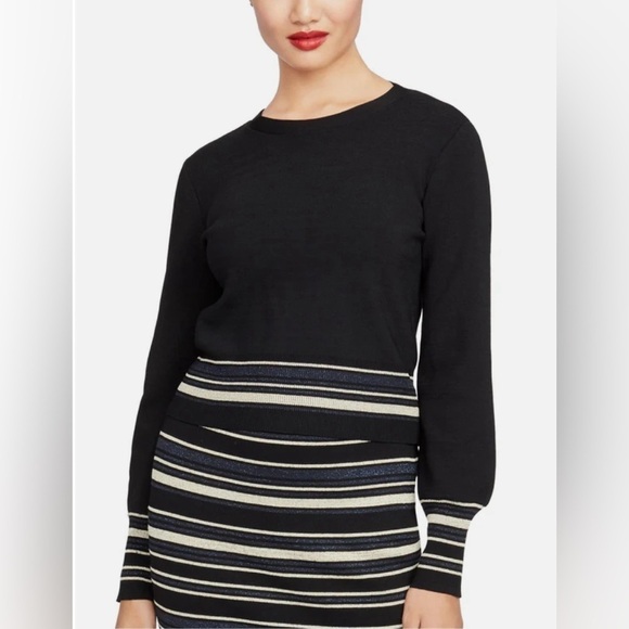 Rachel Roy Womens Tie-Back Pullover Sweater, bishop sleeve, size S - Picture 1 of 12
